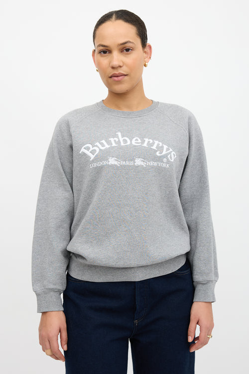 Burberry Logo Crewneck Sweater