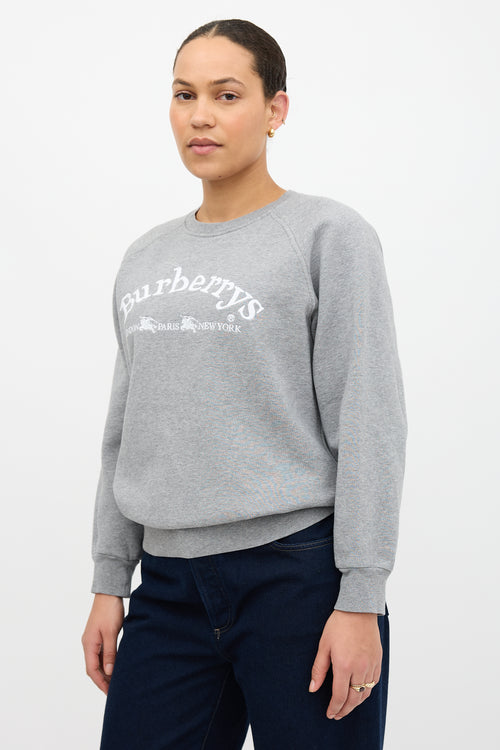 Burberry Logo Crewneck Sweater