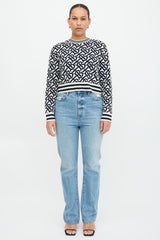 Burberry Mackenzie Monogram Sweater