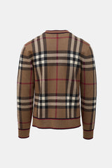 Burberry Merino Wool Check Sweater