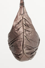 Burberry Metallic Leather Maggie Knot Bag