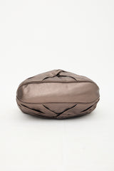 Burberry Metallic Leather Maggie Knot Bag