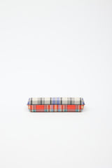 Burberry Two Tone Plaid Clutch