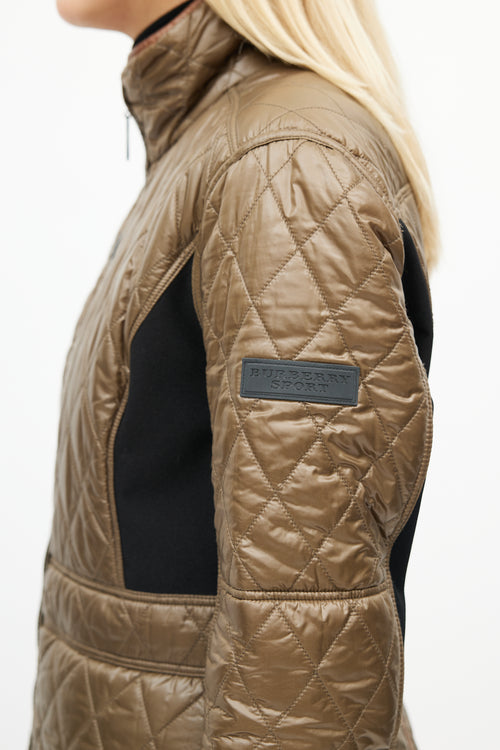 Burberry Multicolour Quilted Reversible Jacket