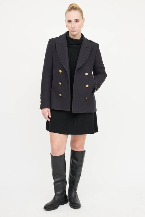 Burberry Wool Doublebreasted Coat