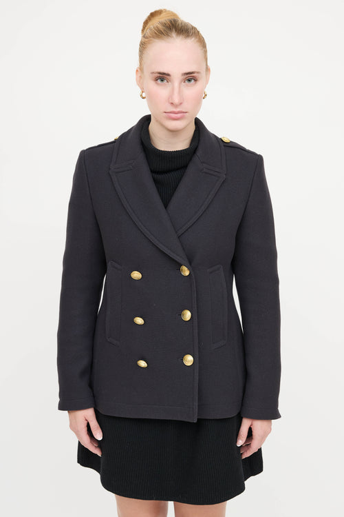 Burberry Wool Doublebreasted Coat