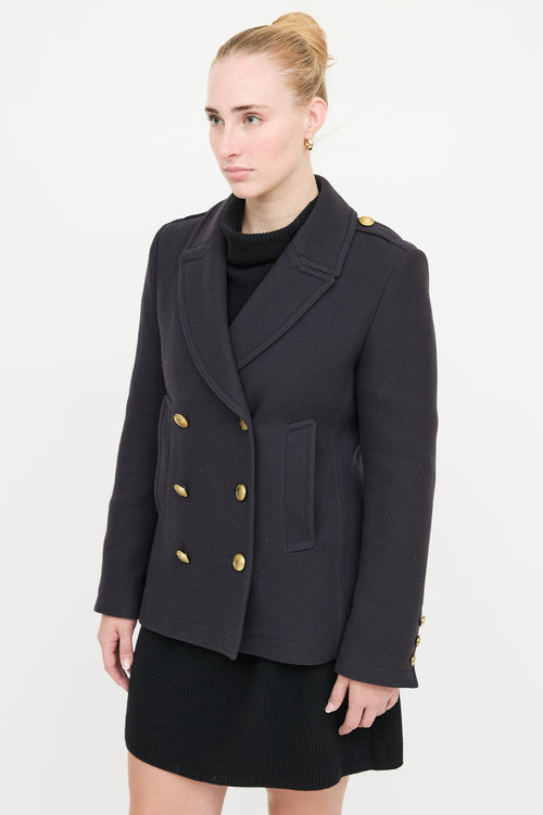 Burberry Wool Doublebreasted Coat