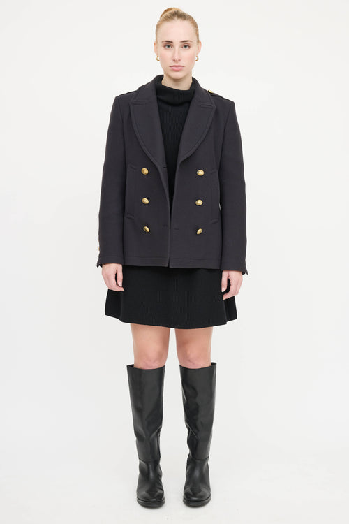 Burberry Wool Doublebreasted Coat