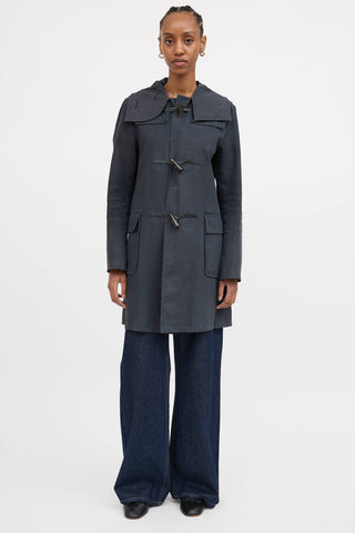 Burberry Hooded Toggle Coat