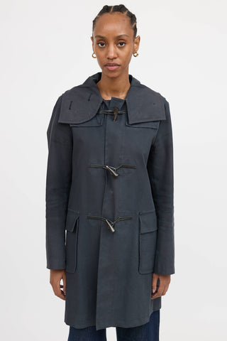 Burberry Hooded Toggle Coat