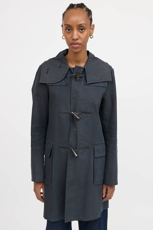 Burberry Hooded Toggle Coat