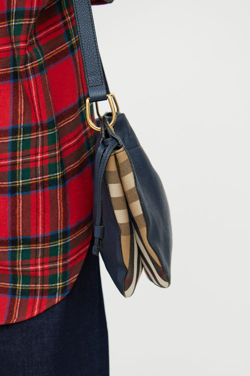 Burberry Navy Bingley Crossbody Bag