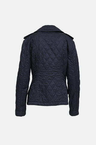 Burberry Double Breasted Quilted Jacket