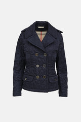 Burberry Double Breasted Quilted Jacket