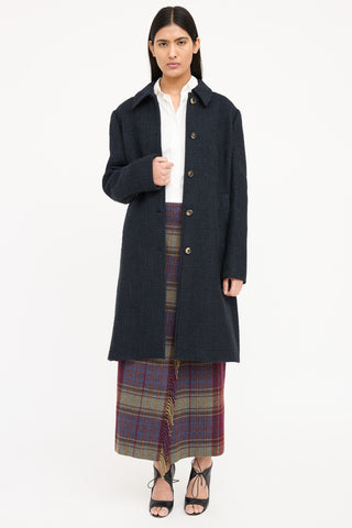 Burberry Wool Blend Coat