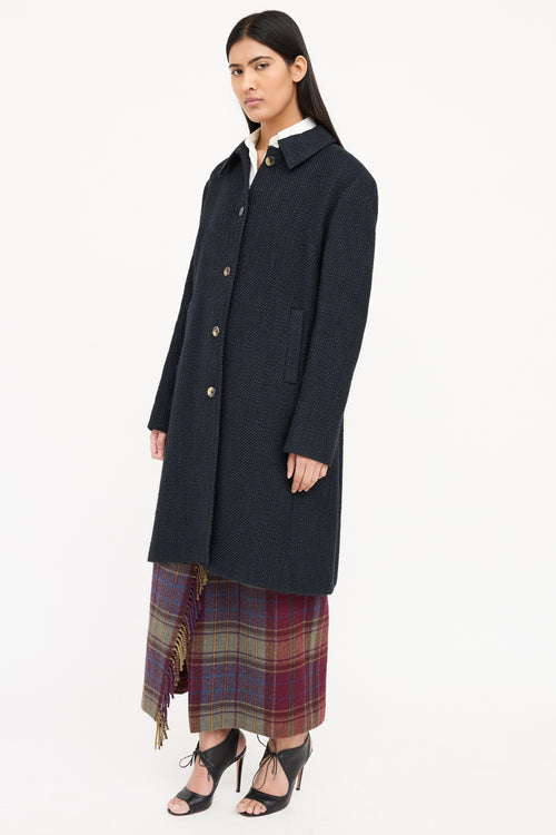 Burberry Wool Blend Coat