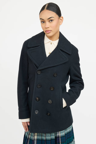 Burberry Brit Wool Pea Coat
