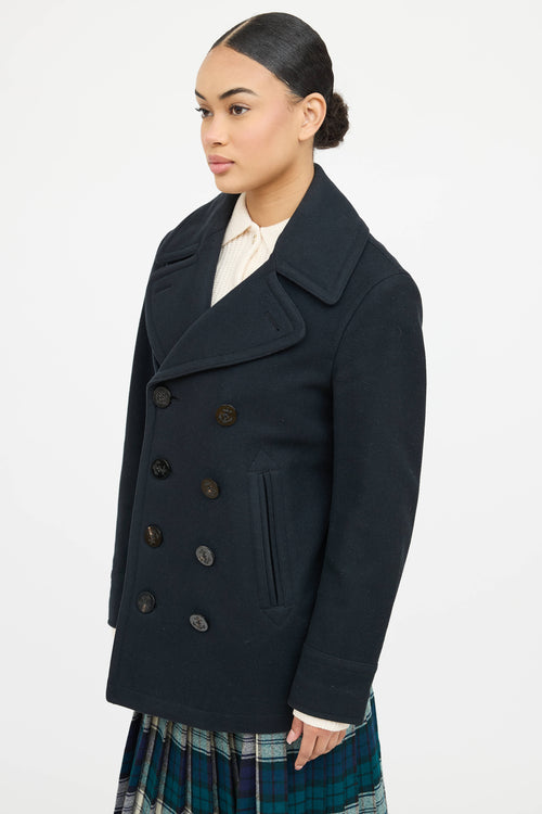 Burberry Brit Wool Pea Coat
