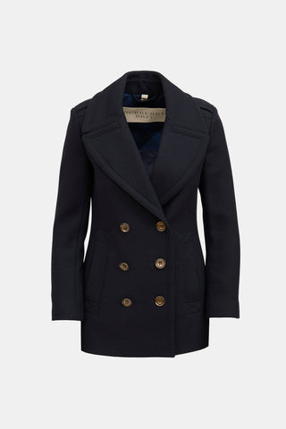 Burberry Wool Double Breasted Jacket