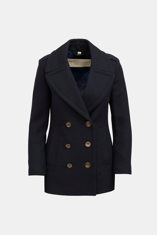 Burberry Wool Double Breasted Jacket