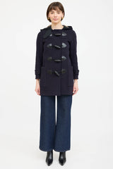 Burberry Wool Toggle Coat