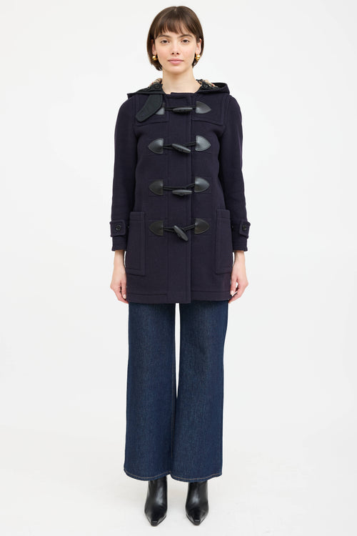 Burberry Wool Toggle Coat
