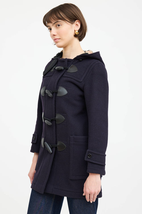 Burberry Wool Toggle Coat