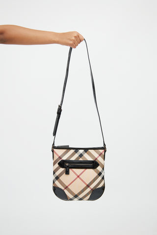 Beige Nova Check Dryden Bag