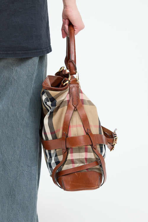 Burberry House Check Bridle bag