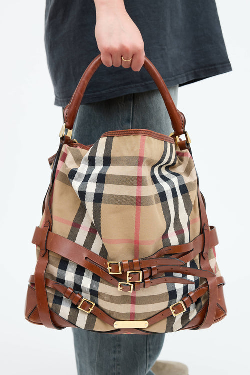 Burberry House Check Bridle bag