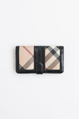 Burberry Nova Check Long Bi-Fold Wallet