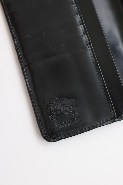Burberry Nova Check Long Bi-Fold Wallet