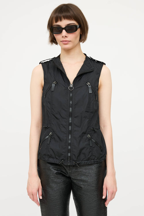 BurberryNylon Zip Vest