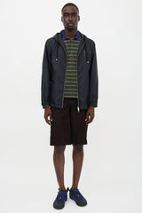Burberry Nylon Hooded Logo Jacket