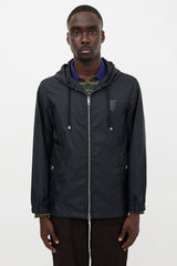 Burberry Nylon Hooded Logo Jacket