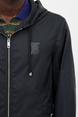 Burberry Nylon Hooded Logo Jacket