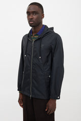 Burberry Nylon Hooded Logo Jacket