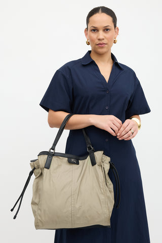 Burberry Nylon Tote Bag