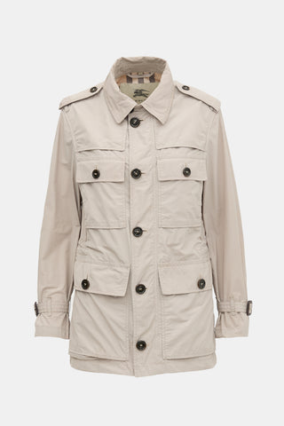 Burberry Nylon Cargo Packable Jacket