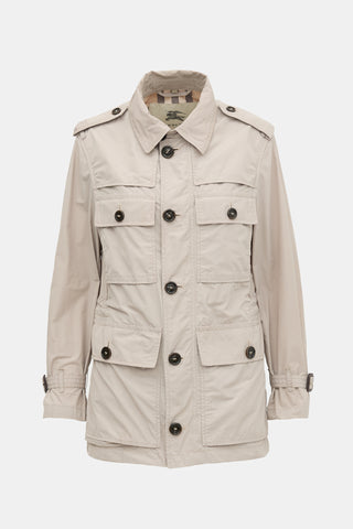 Burberry Nylon Cargo Packable Jacket