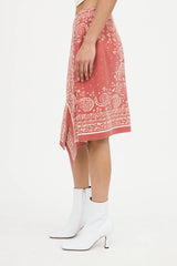 Burberry Asymmetrical Handkerchief Skirt
