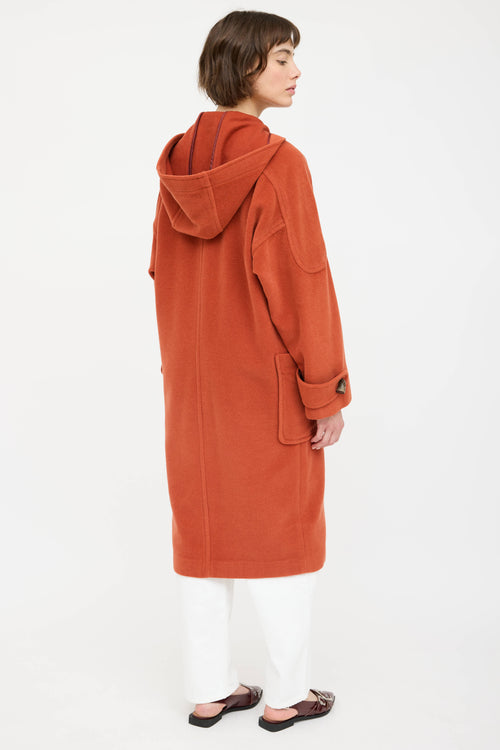 Burberry Wool Hooded Duffle Coat