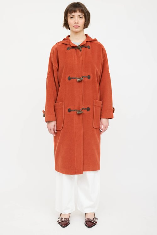 Burberry Wool Hooded Duffle Coat