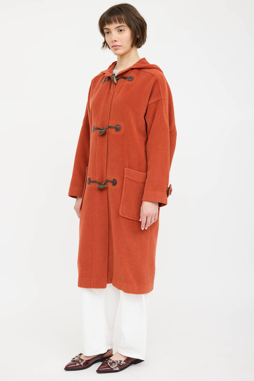 Burberry Wool Hooded Duffle Coat