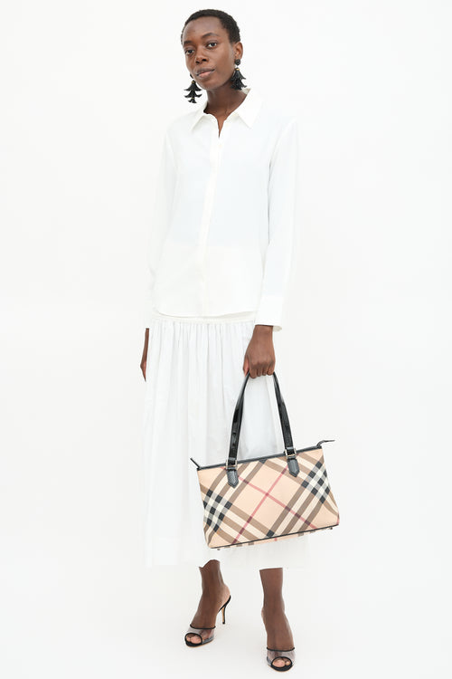 Burberry Nova Check Shoulder Bag