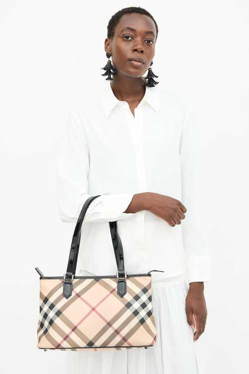 Burberry Nova Check Shoulder Bag