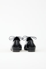 Burberry Patent Leather Woven Derby