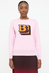 Burberry Wool Knit Logo Sweater