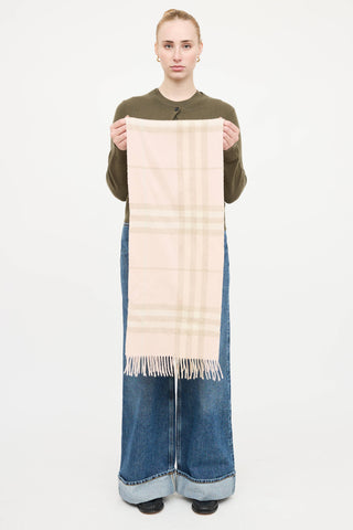 Burberry Cashmere Nova Check Scarf