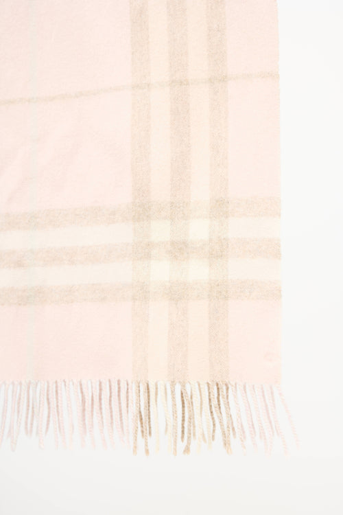 Burberry Cashmere Nova Check Scarf